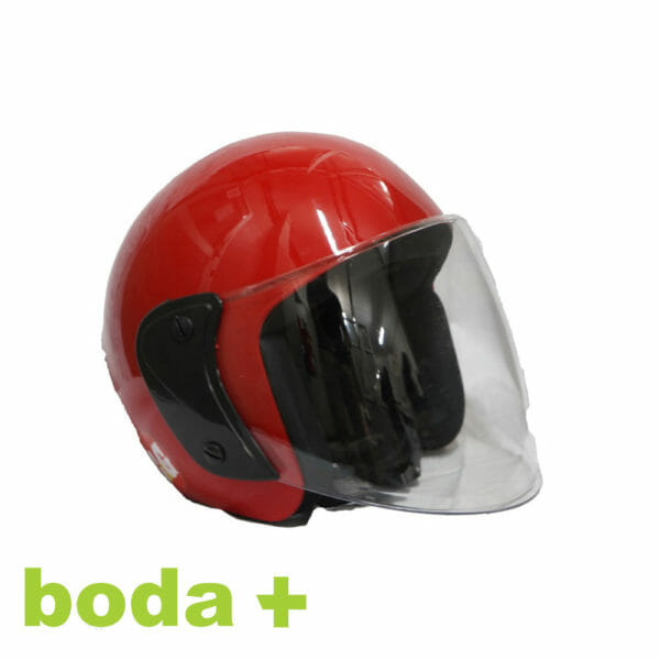 boda+ armour red helmet
