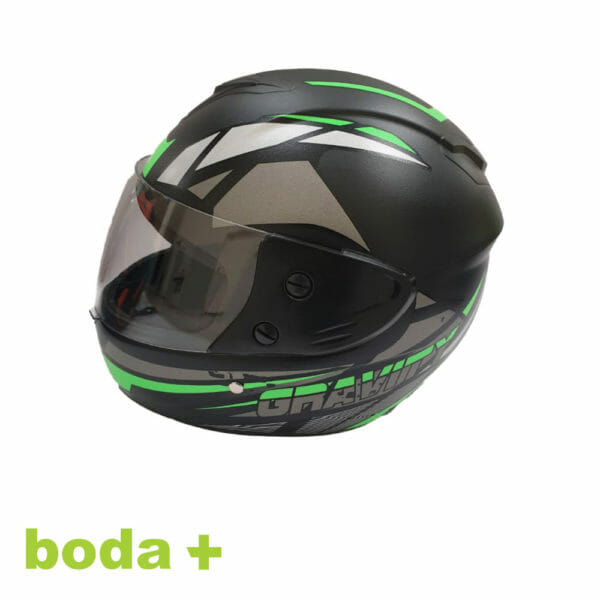 boda+ swara black helmet