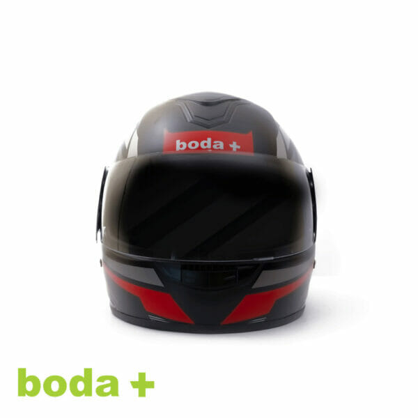boda+ type6 red decor helmet