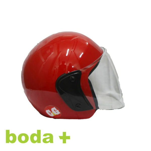 boda+ armour red helmet