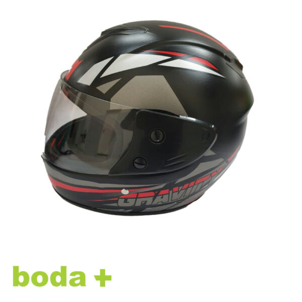 boda+ swara black helmet