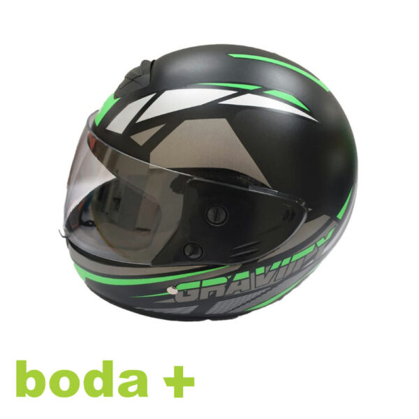 boda+ swara black helmet