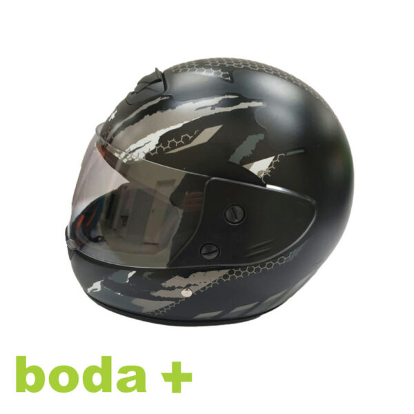 boda+ swara black helmet