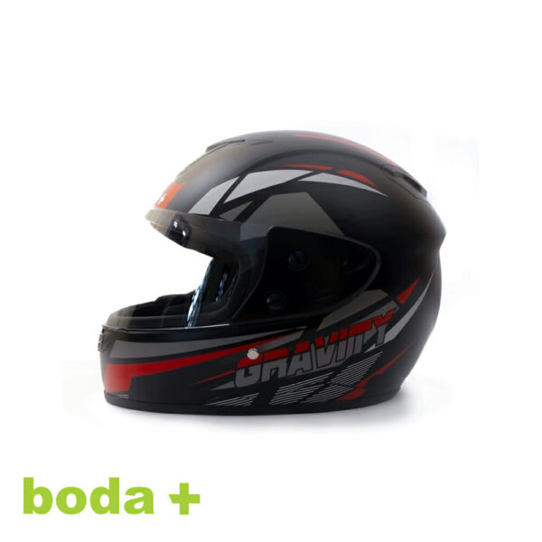 boda+ type6 red decor helmet